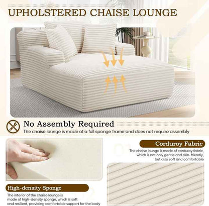 Lunara LoungeBed – Plush Corduroy Sofa Bed for Relaxing & Napping